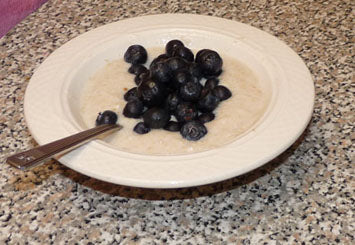 Lexie Oatmeal and Blueberries